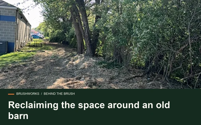 Reclaiming the space around an old barn