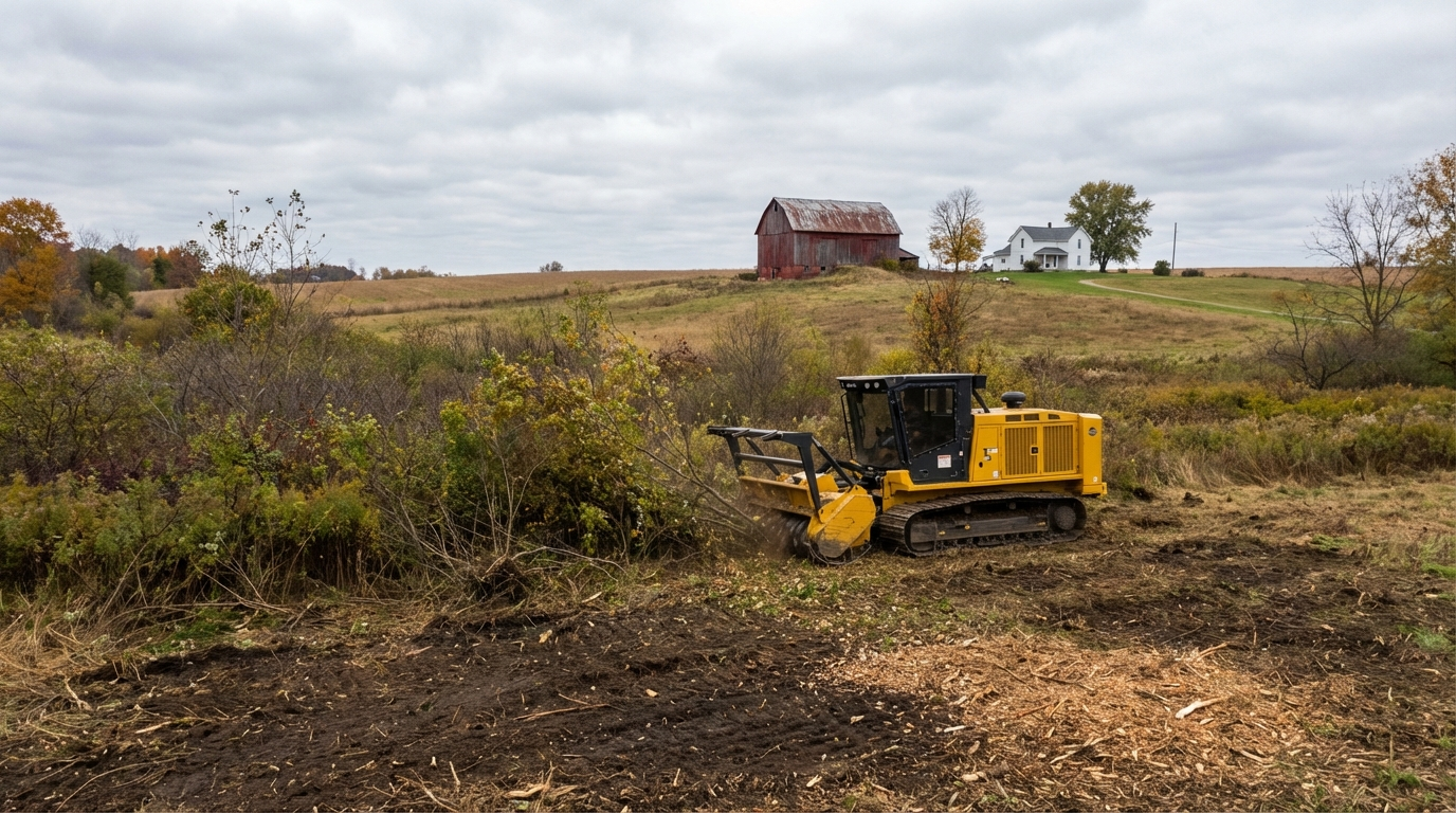 Forestry Mulching for Farms Ohio