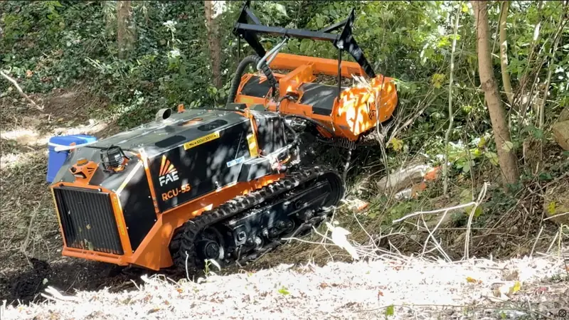 Hillside Mulching (RCU Machine)